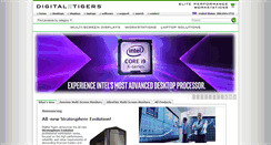Desktop Screenshot of digitaltigers.com