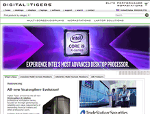 Tablet Screenshot of digitaltigers.com